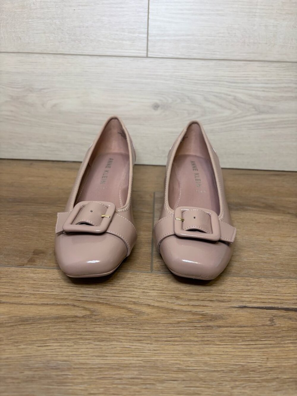 Anne Klein Wyatt Stretch Wedge Pink Shoes 7.5M - Picture 2 of 6